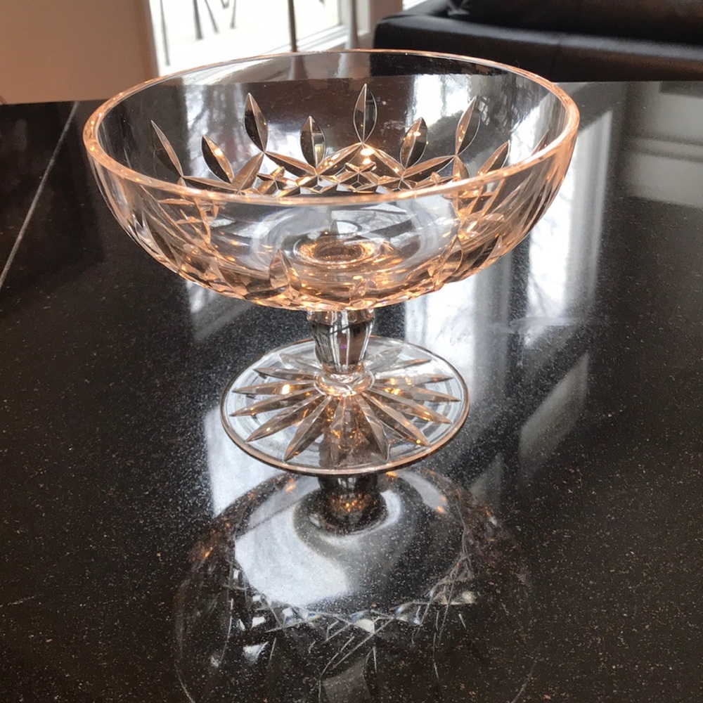 Waterford footed candy dish